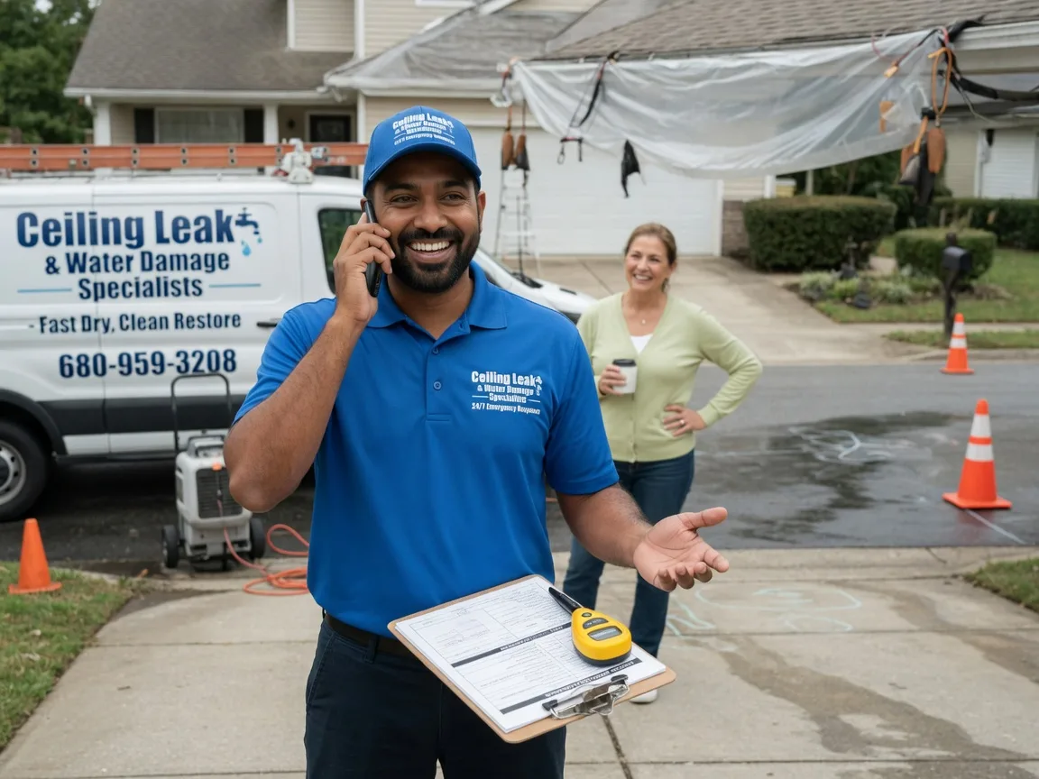 Ceiling Leak Cleanup Saint Francis, SD FAQs